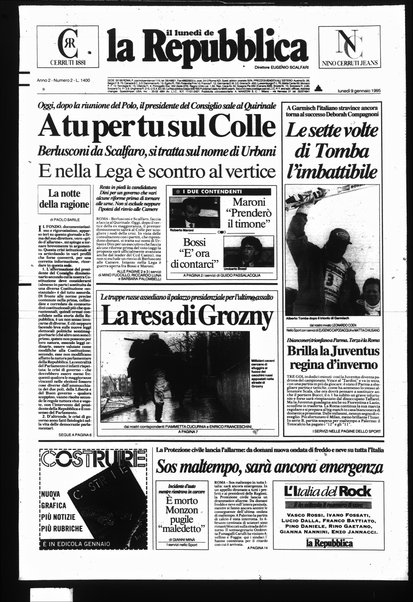 Il lunedì de La repubblica